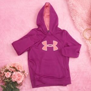 Under Armour Womens Magenta and Peach Hoodie